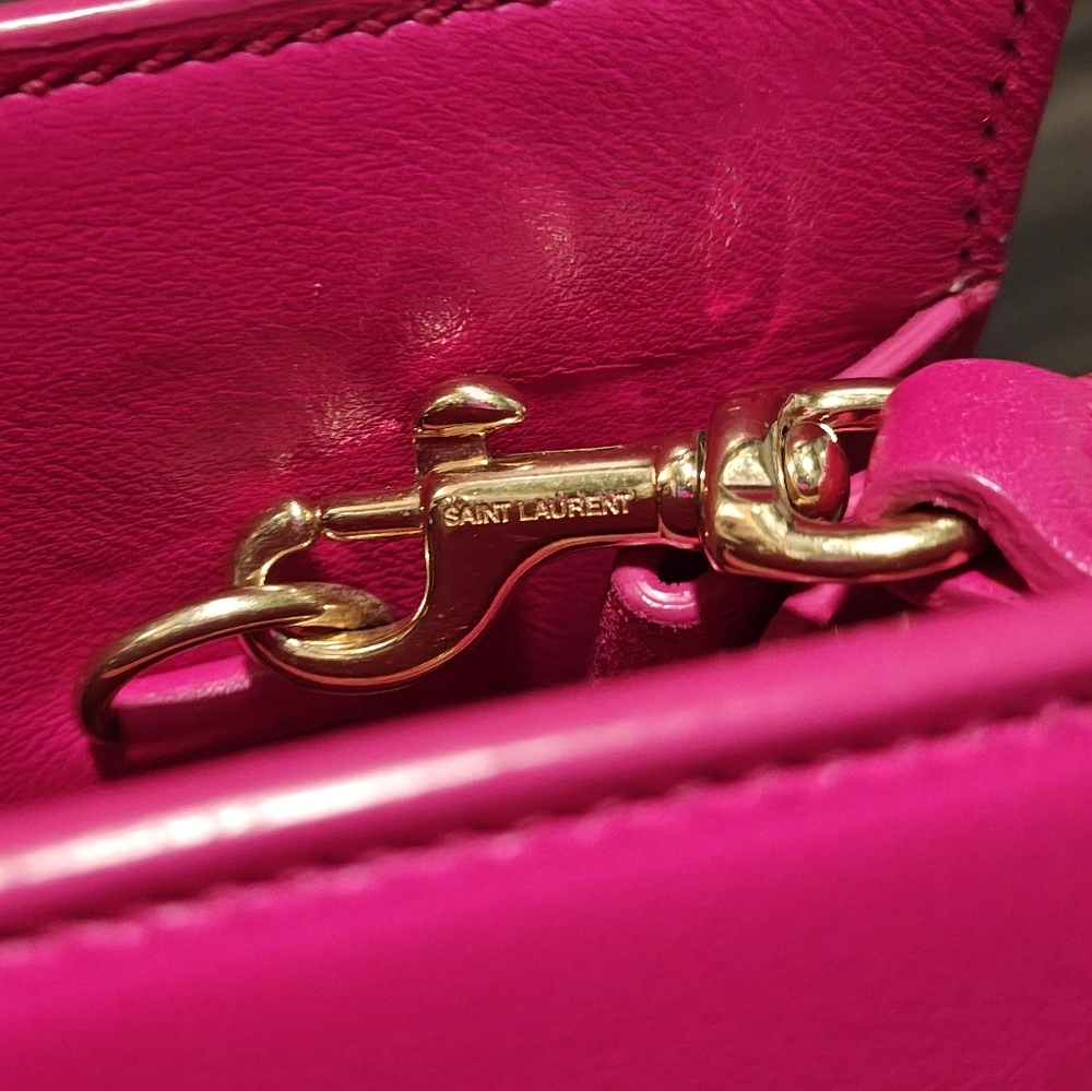 Saint Laurent Calfskin Small Sac De Jour Lipstick Pink - Picture 9 of 16